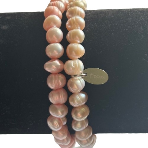 NIB 2 Tocara Betsy Freshwater Pearl Pink Bracelets - Picture 3 of 9
